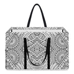 Ethnic Zentangle Pattern Print Utility Tote Bag