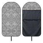 Ethnic Zentangle Pattern Print Waterproof Car Seat Cover