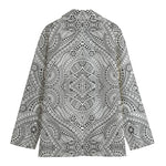 Ethnic Zentangle Pattern Print Women's Blazer