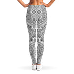 Ethnic Zentangle Pattern Print Women's Leggings
