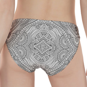 Ethnic Zentangle Pattern Print Women's Panties