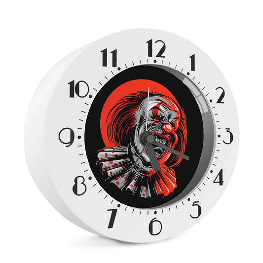Evil Clown Print Alarm Clock