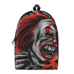 Evil Clown Print Backpack
