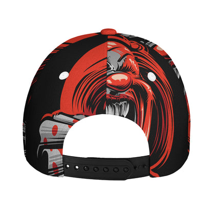 Evil Clown Print Baseball Cap
