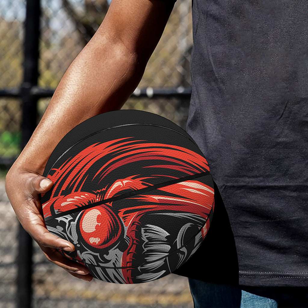 Evil Clown Print Basketball