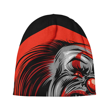 Evil Clown Print Beanie