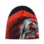 Evil Clown Print Beanie