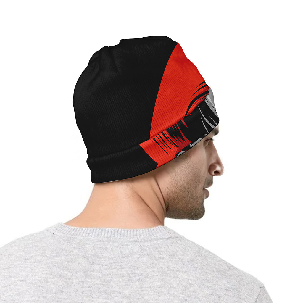 Evil Clown Print Beanie