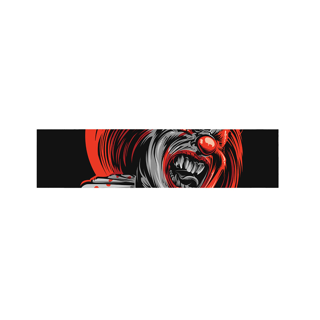 Evil Clown Print Bed Runner