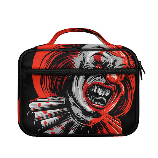 Evil Clown Print Briefcase Bible Bag