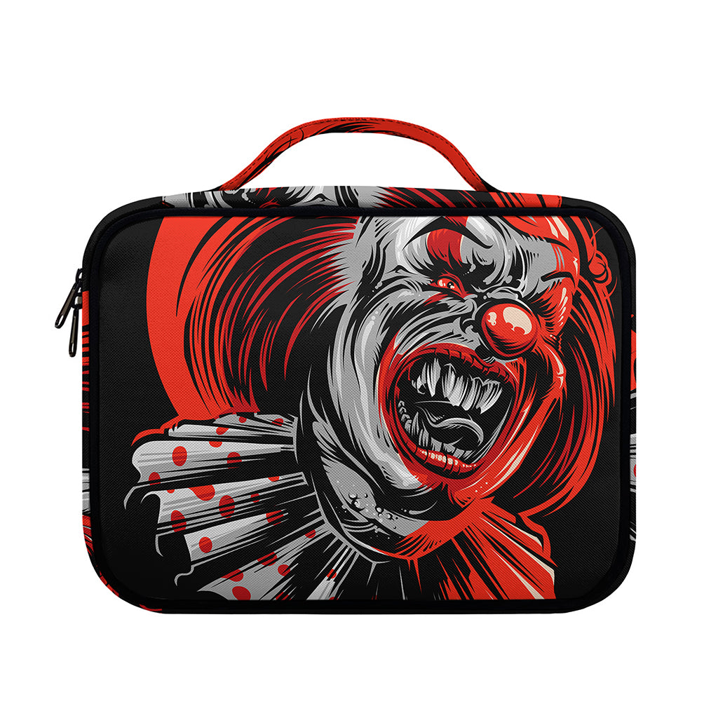 Evil Clown Print Briefcase Bible Bag
