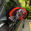 Evil Clown Print Car Side Mirror Covers