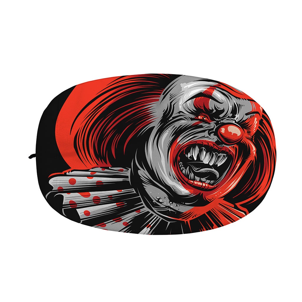 Evil Clown Print Car Side Mirror Covers
