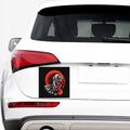 Evil Clown Print Car Sticker