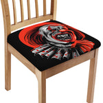 Evil Clown Print Chair Cushion Cover