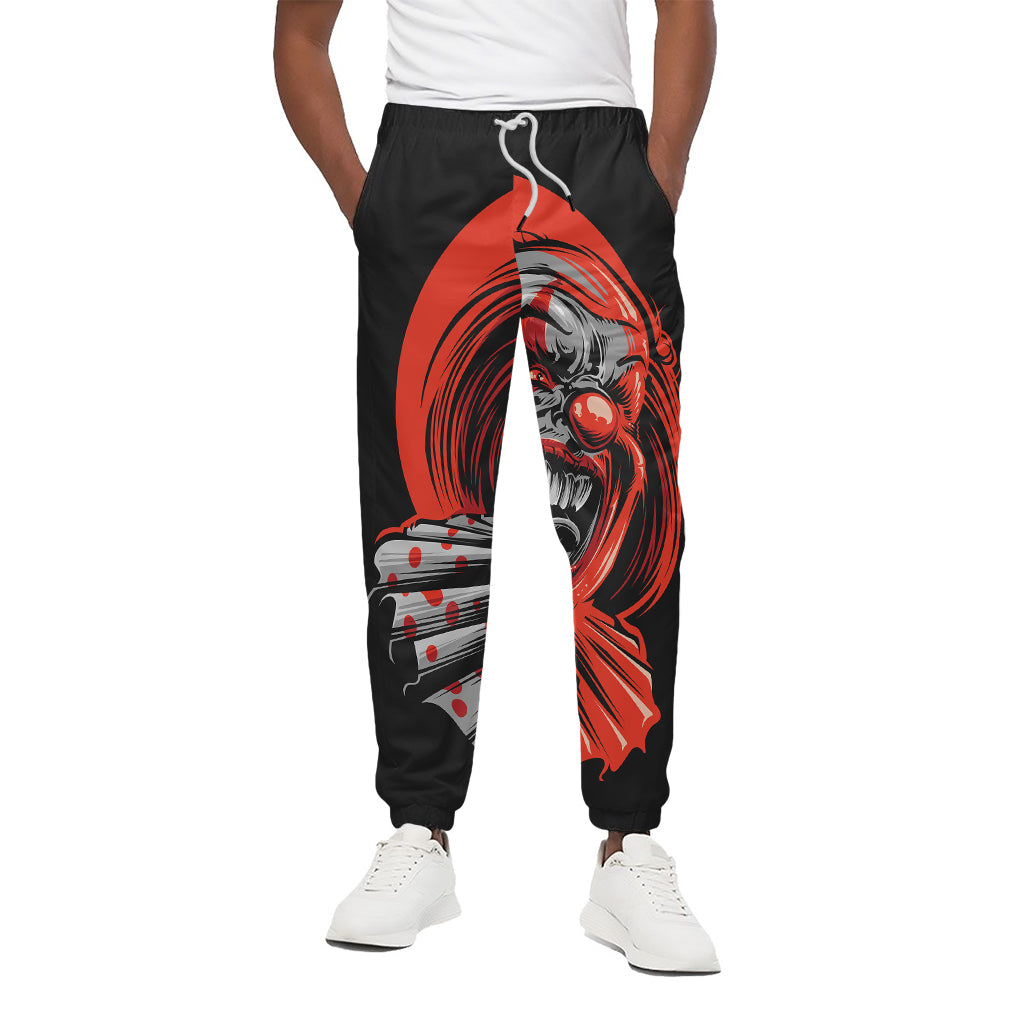 Evil Clown Print Cotton Pants