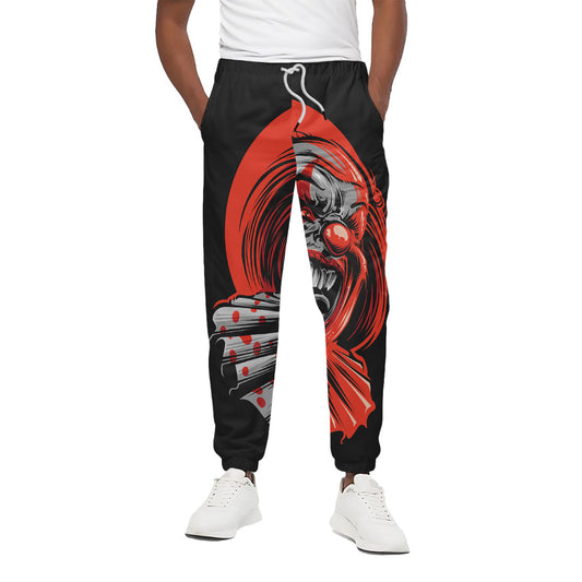 Evil Clown Print Cotton Pants