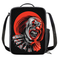 Evil Clown Print Crossbody Lunch Bag