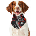 Evil Clown Print Dog Bandana