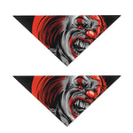 Evil Clown Print Dog Bandana