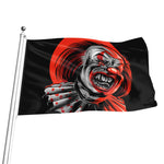 Evil Clown Print Flag