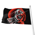 Evil Clown Print Flag