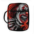 Evil Clown Print Front Pocket Bible Bag