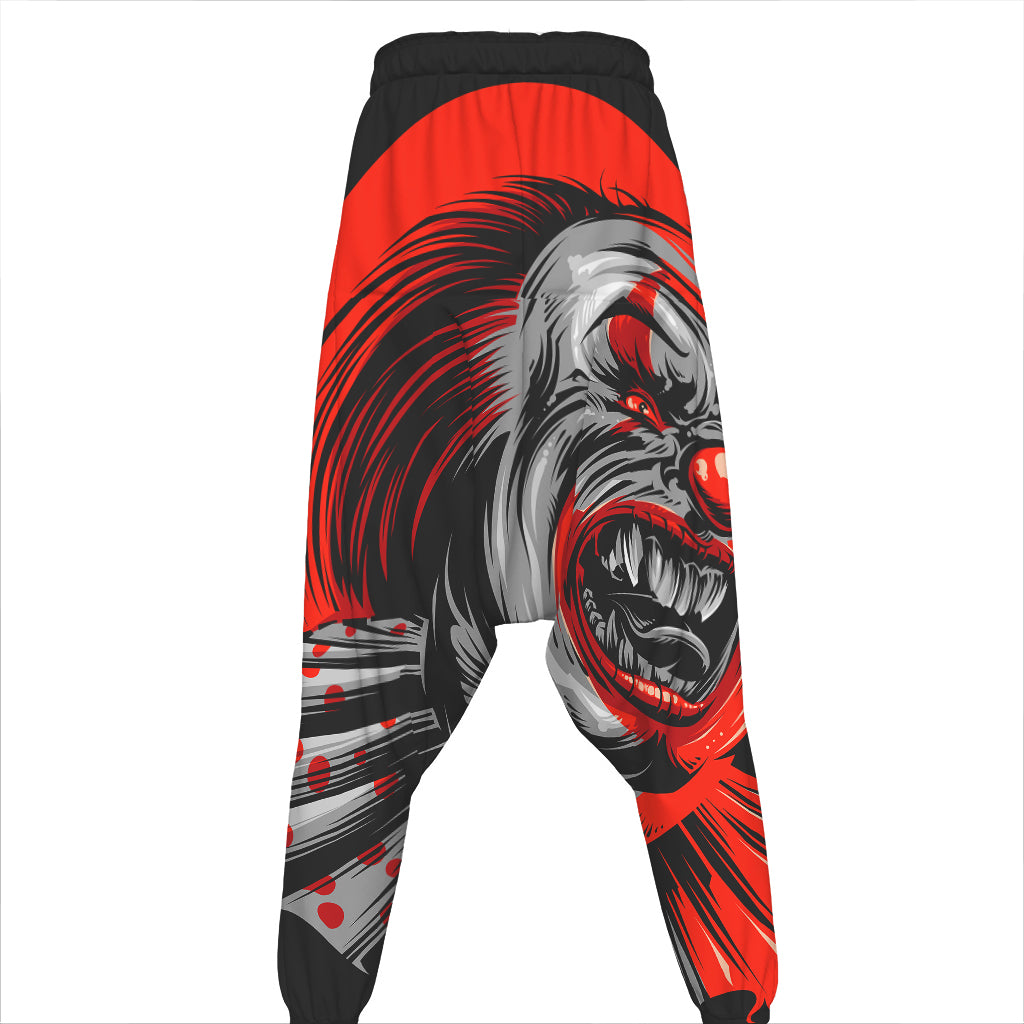 Evil Clown Print Hammer Pants