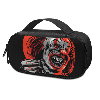 Evil Clown Print Insulin Cooler Travel Case
