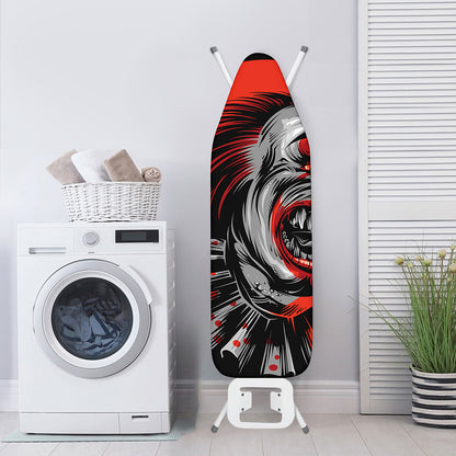 Evil Clown Print Ironing Board Cover