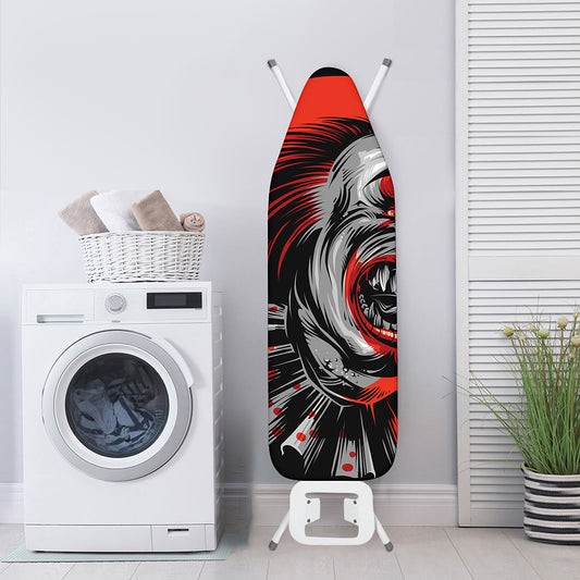 Evil Clown Print Ironing Board Cover