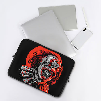 Evil Clown Print Laptop Sleeve