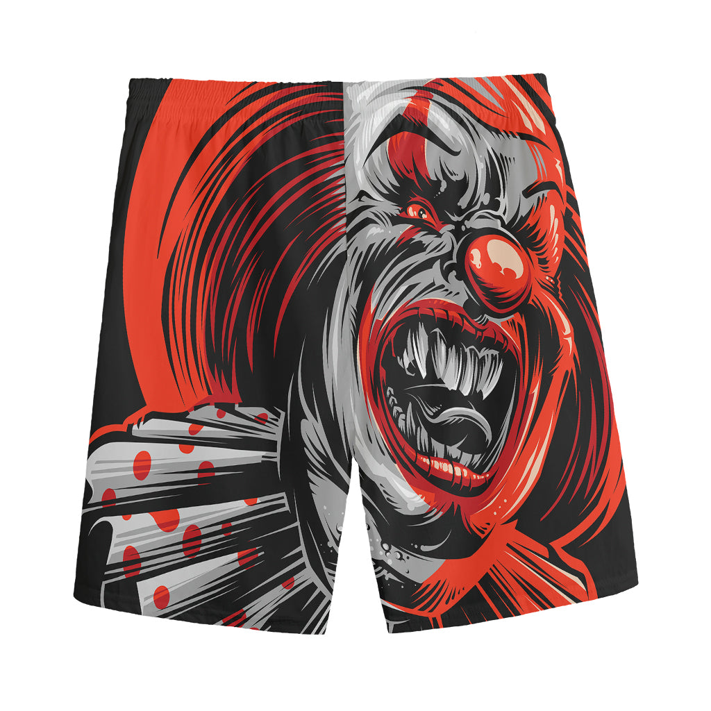 Evil Clown Print Men's Sports Shorts