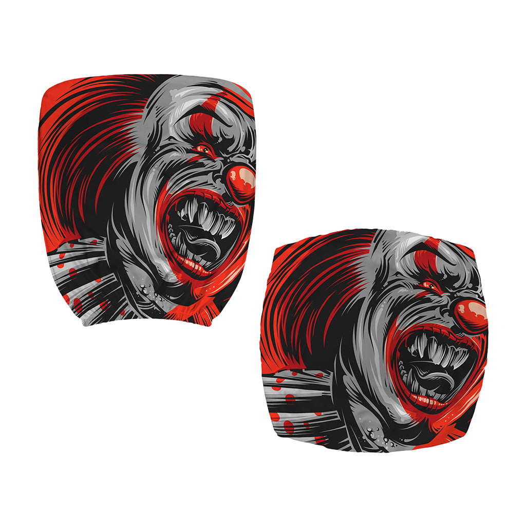Evil Clown Print Office Chair Cover