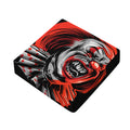 Evil Clown Print Outdoor Seat Cushion Cover