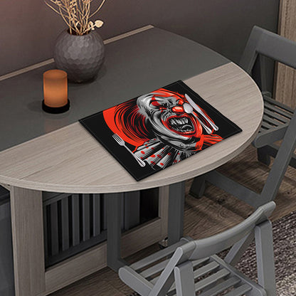 Evil Clown Print Placemat