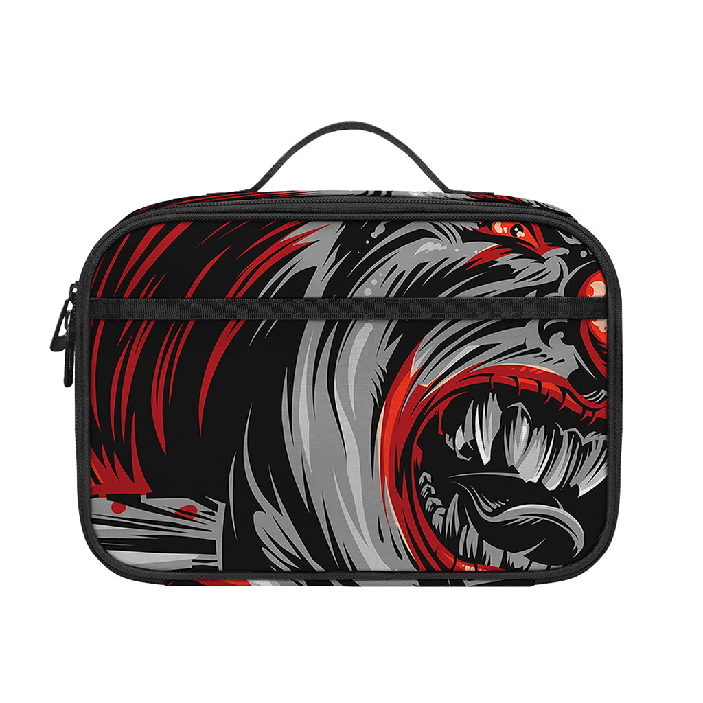 Evil Clown Print Portable Lunch Bag