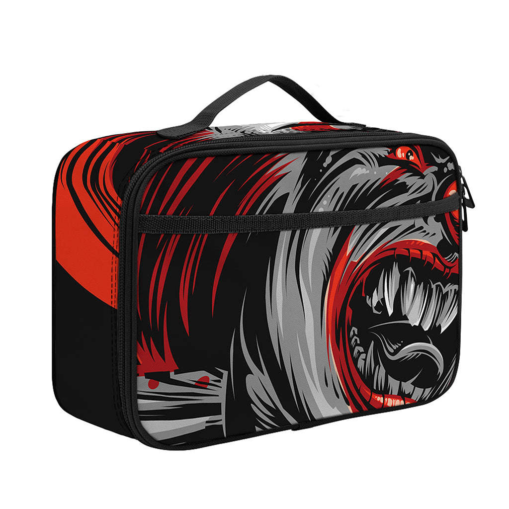 Evil Clown Print Portable Lunch Bag