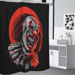 Evil Clown Print Premium Shower Curtain
