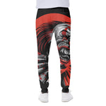Evil Clown Print Scuba Joggers