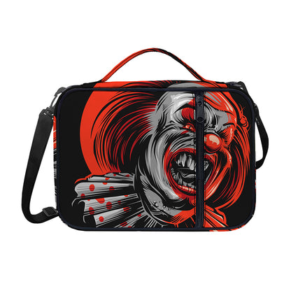 Evil Clown Print Shoulder Strap Bible Bag