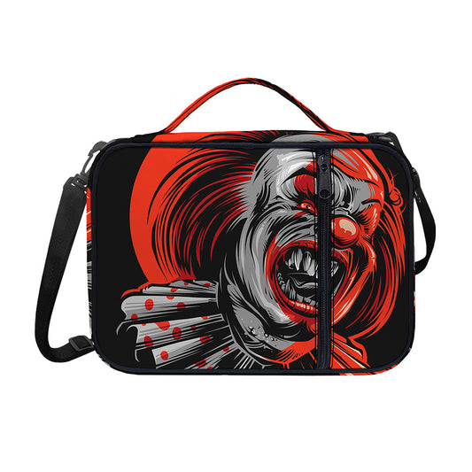 Evil Clown Print Shoulder Strap Bible Bag