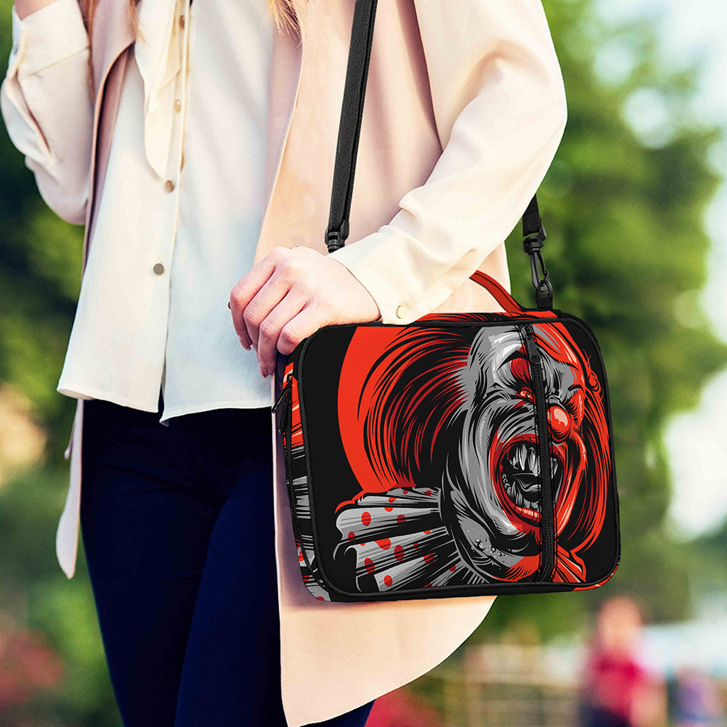 Evil Clown Print Shoulder Strap Bible Bag