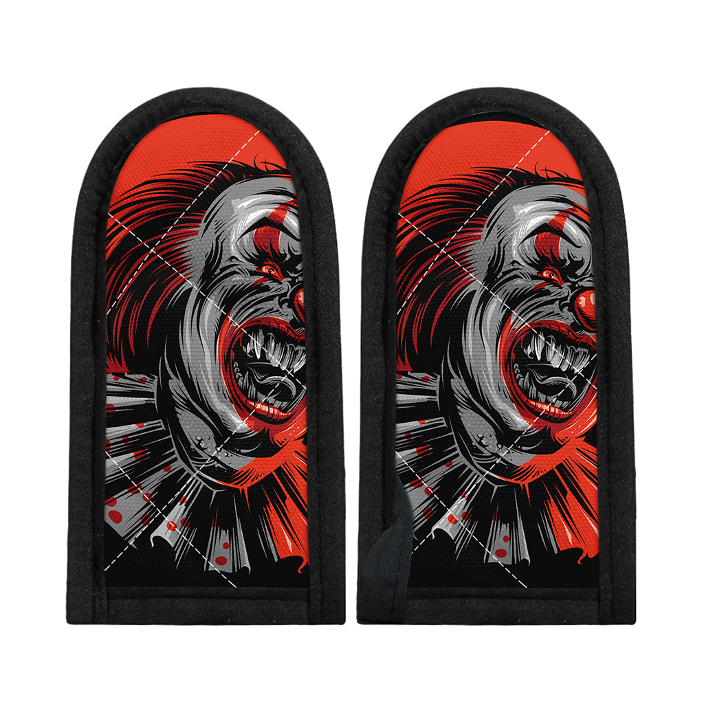 Evil Clown Print Skillet Handle Cover