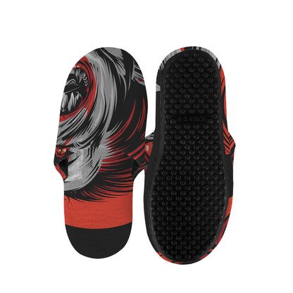 Evil Clown Print Slippers