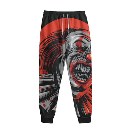 Evil Clown Print Sweatpants