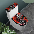 Evil Clown Print Toilet Lid And Tank Cover Set