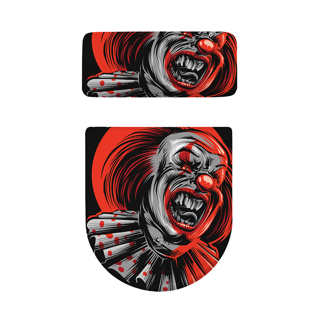 Evil Clown Print Toilet Lid And Tank Cover Set