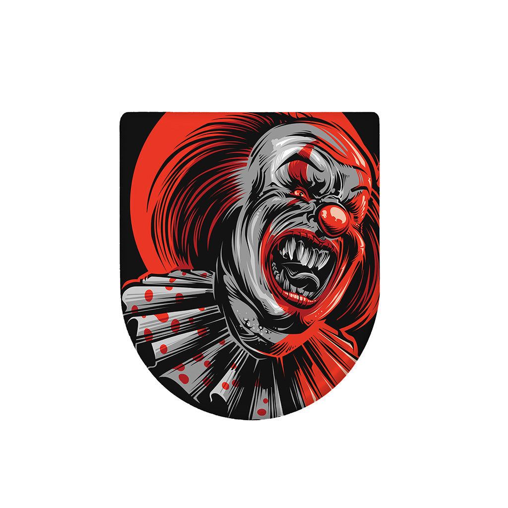 Evil Clown Print Toilet Lid Cover