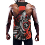 Evil Clown Print Training Tank Top